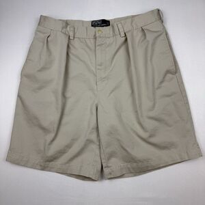 Vintage Polo Ralph Lauren Shorts Men's 40 Beige 9" Inseam Y2K Old Money